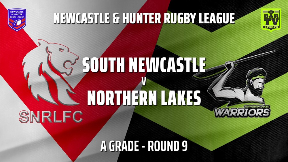 MINI GAME: NHRL Round 9 - A Grade - South Newcastle v Northern Lakes Warriors Slate Image