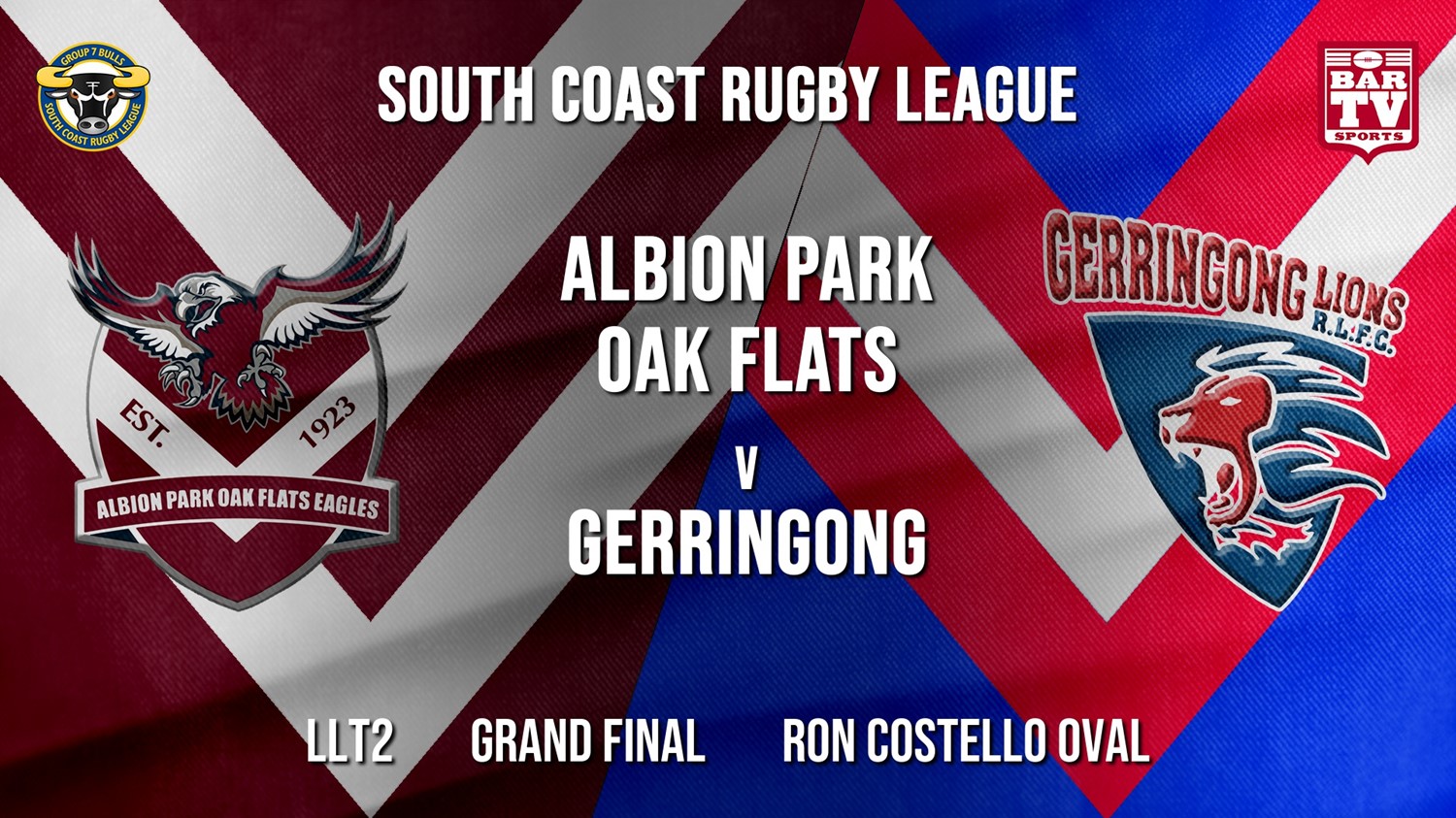 Group 7 RL Grand Final - LLT2 - Albion Park Oak Flats v Gerringong Slate Image
