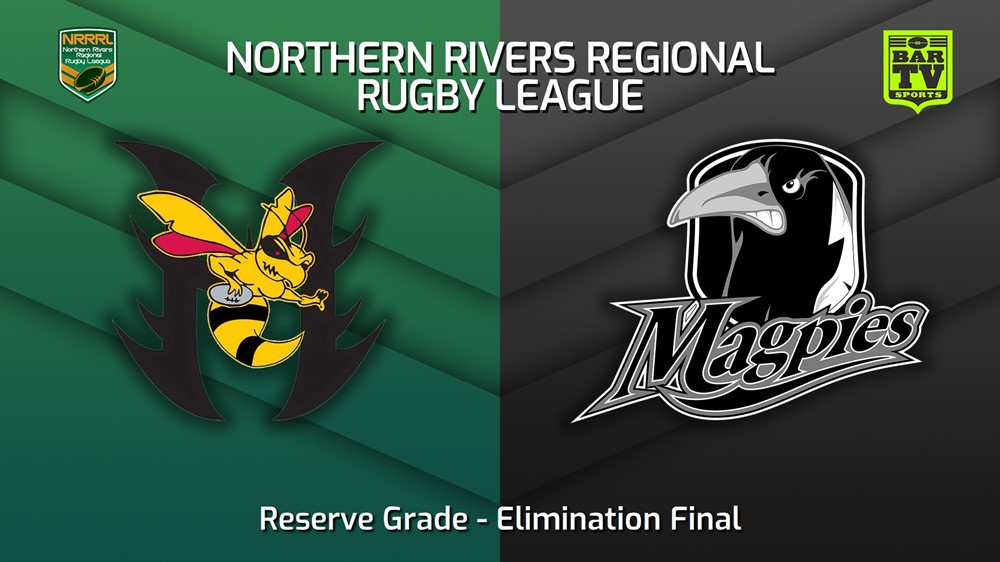 230826-Northern Rivers Elimination Final - Reserve Grade - Cudgen Hornets v Lower Clarence Magpies Slate Image