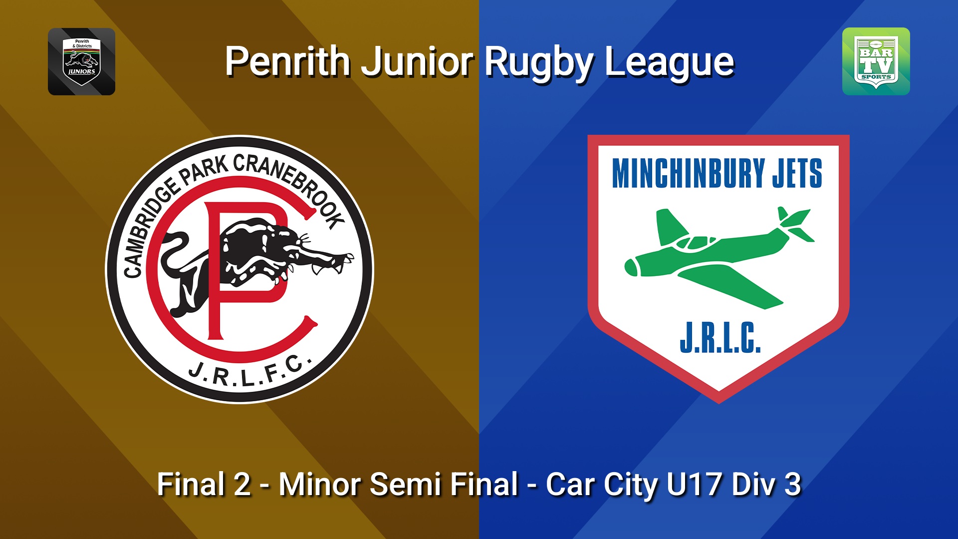 260822-video-Penrith & District Junior Rugby League Final 2 - Minor Semi Final - Car City U17 Div 3 - Cambridge Park v Minchinbury Slate Image