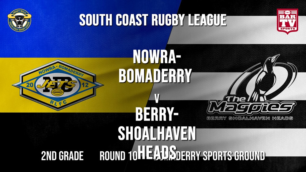 Group 7 RL Round 10 - 2nd Grade - Nowra-Bomaderry  v Berry-Shoalhaven Heads Slate Image