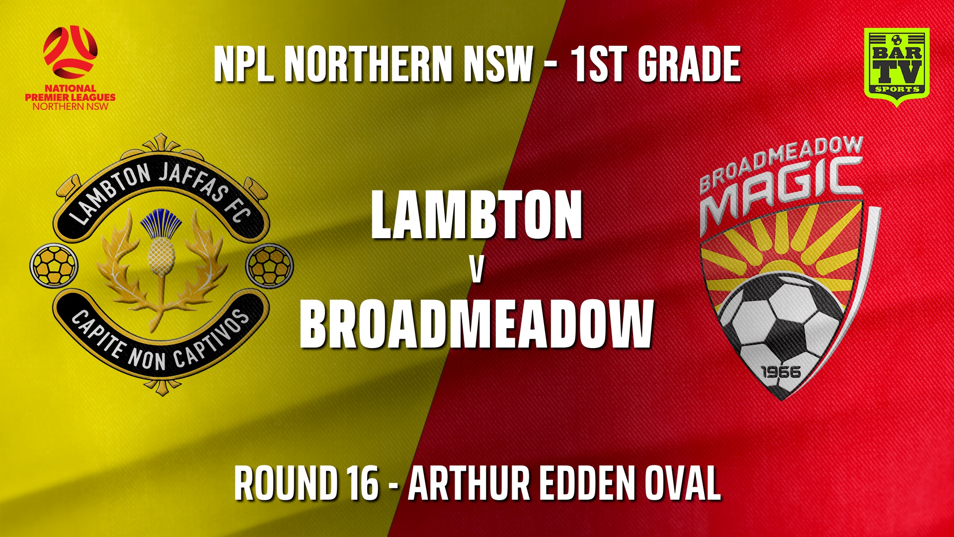 210801-NNSW NPL Round 16 - Lambton Jaffas FC v Broadmeadow Magic Slate Image