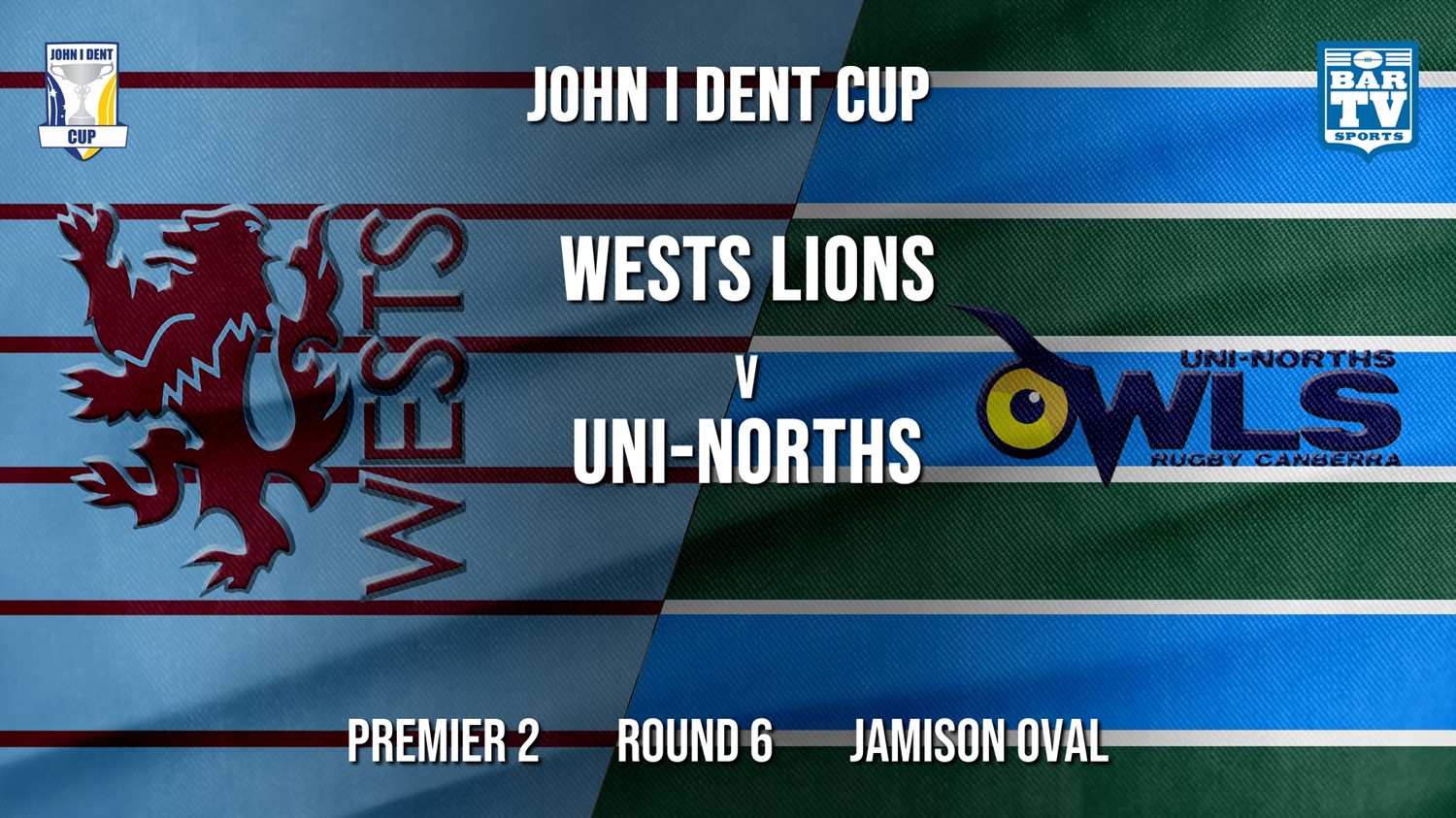 John I Dent Round 6 - Premier 2 - Wests Lions v UNI-Norths Minigame Slate Image