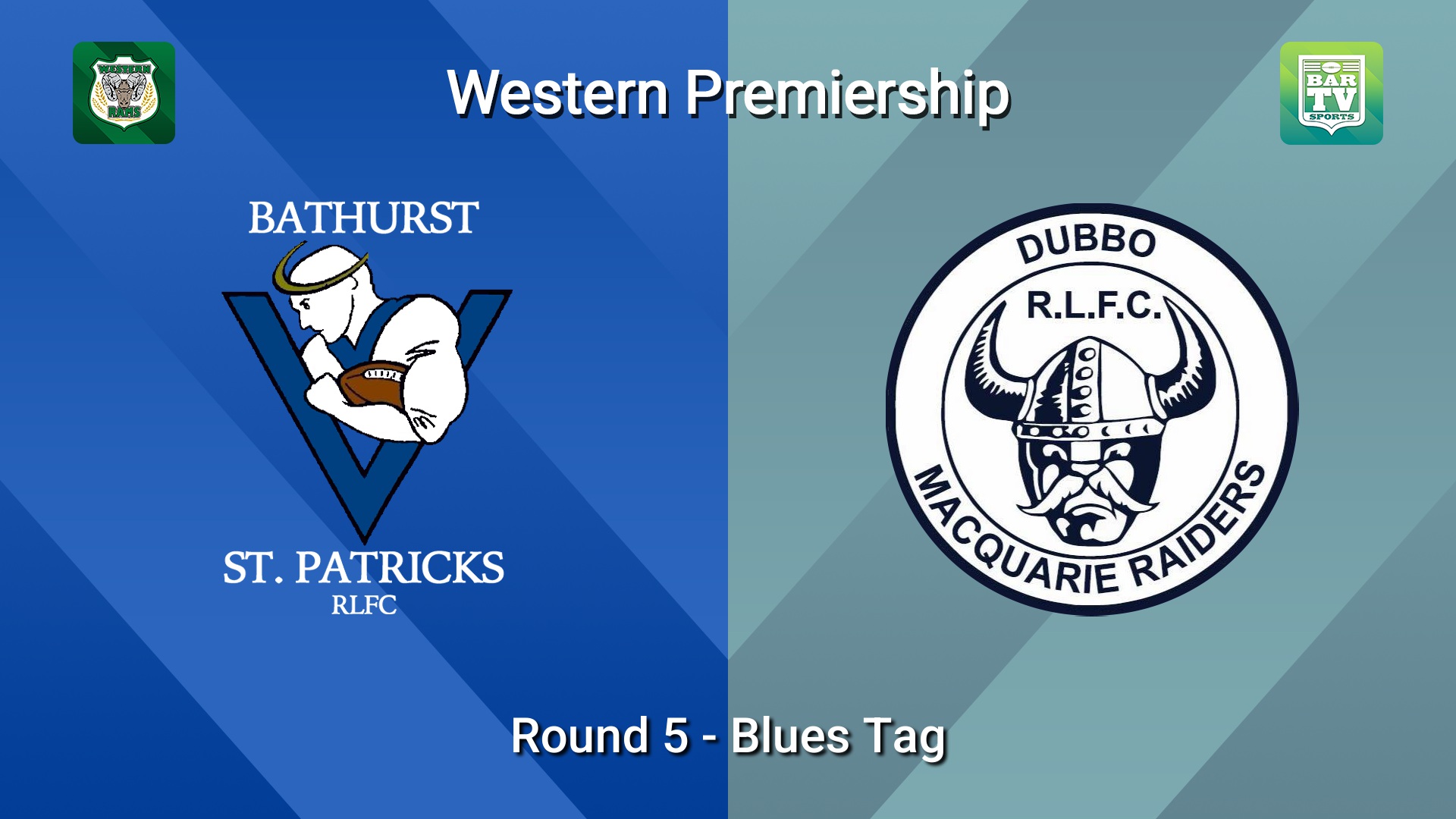 260517-video-Western Premiership Round 5 - Blues Tag - Bathurst St. Pats v Dubbo Macquarie Raiders Slate Image