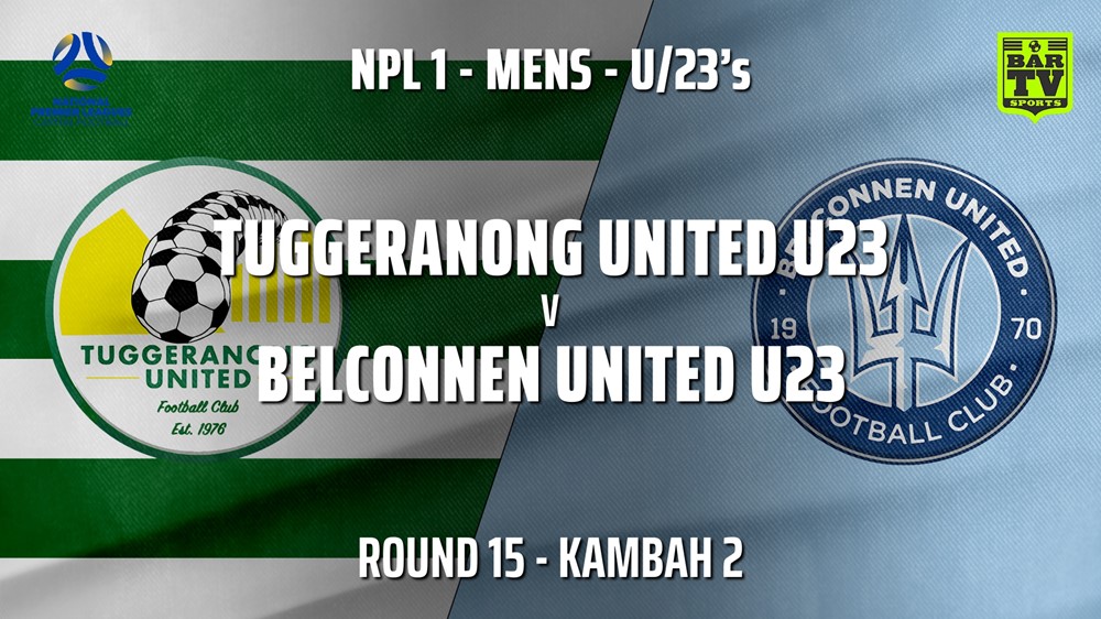 210725-Capital NPL U23 Round 15 - Tuggeranong United U23 v Belconnen United U23 Minigame Slate Image