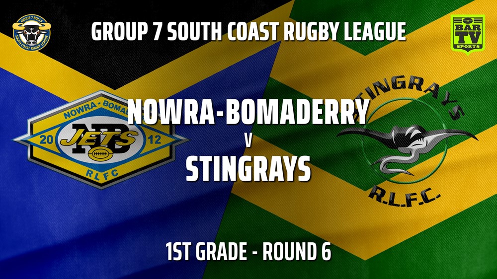 210523-Group 7 RL Round 6 - 1st Grade - Nowra-Bomaderry  v Stingrays of Shellharbour Slate Image