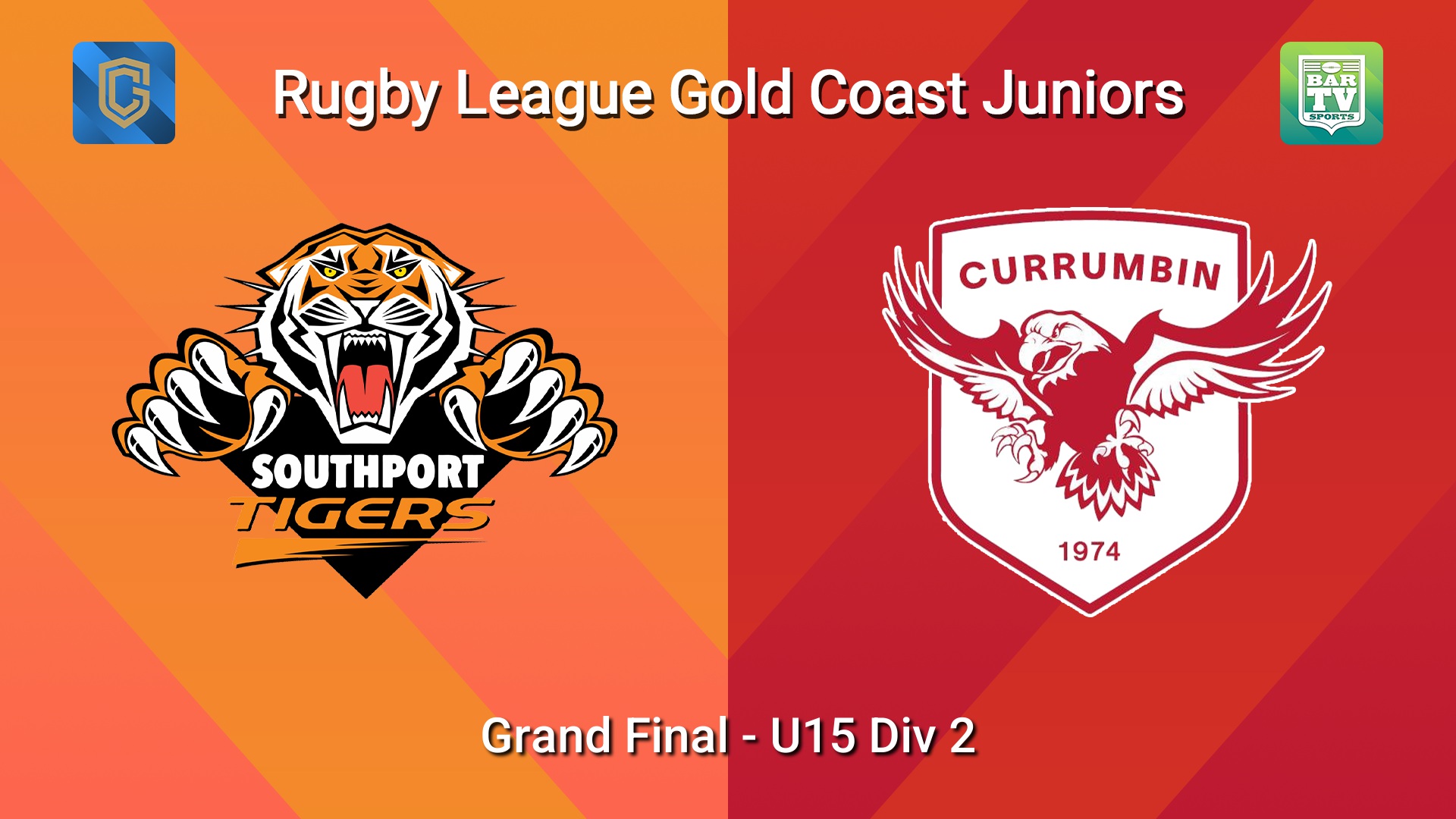 260912-video-Rugby League Gold Coast Juniors Grand Final  - U15 Div 2 - Southport Tigers v Currumbin Eagles Slate Image