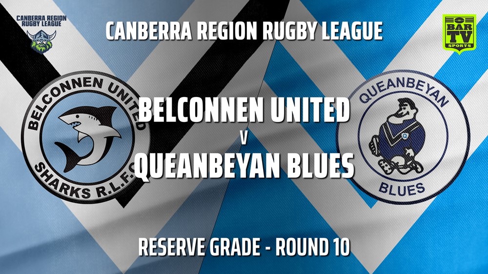210703-Canberra Round 10 - Reserve Grade - Belconnen United Sharks v Queanbeyan Blues Slate Image