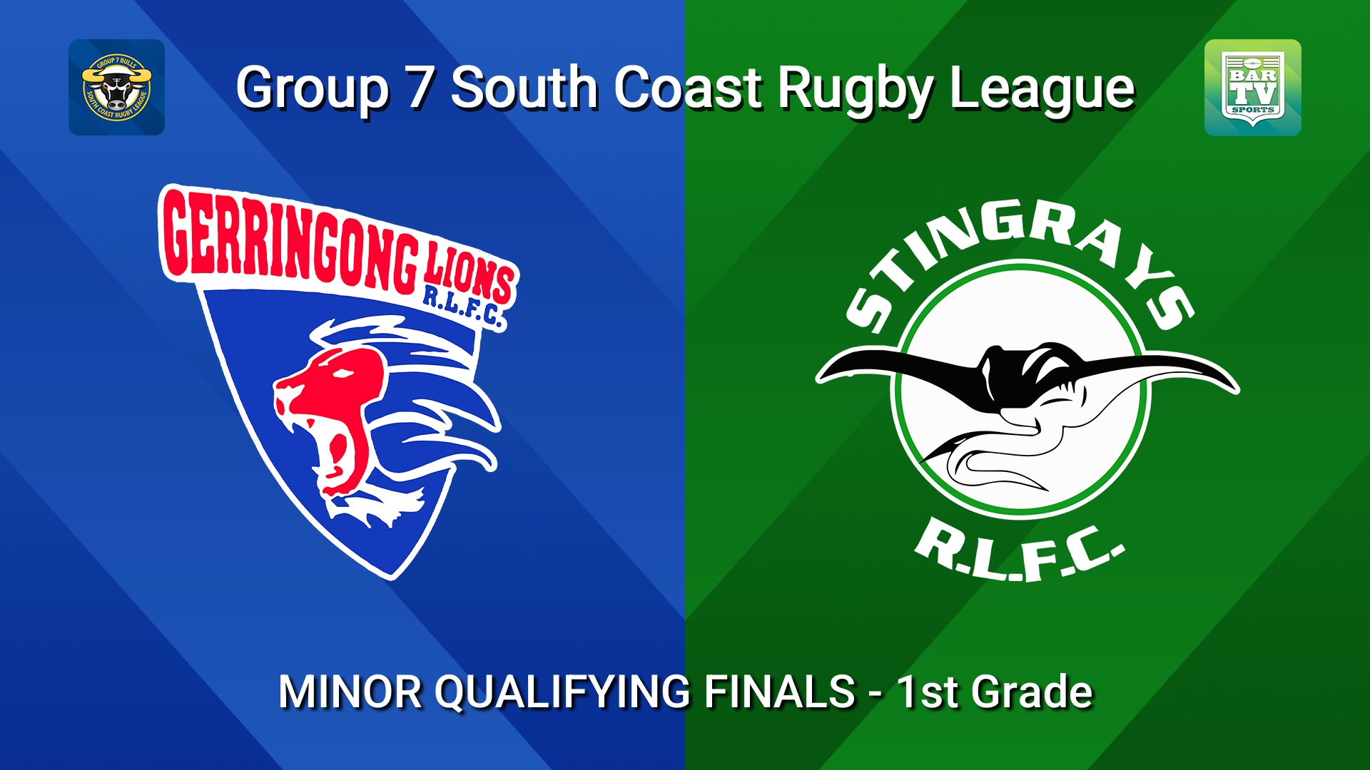 260913-video-South Coast MINOR QUALIFYING FINALS  - 1st Grade - Gerringong v Stingrays of Shellharbour Slate Image