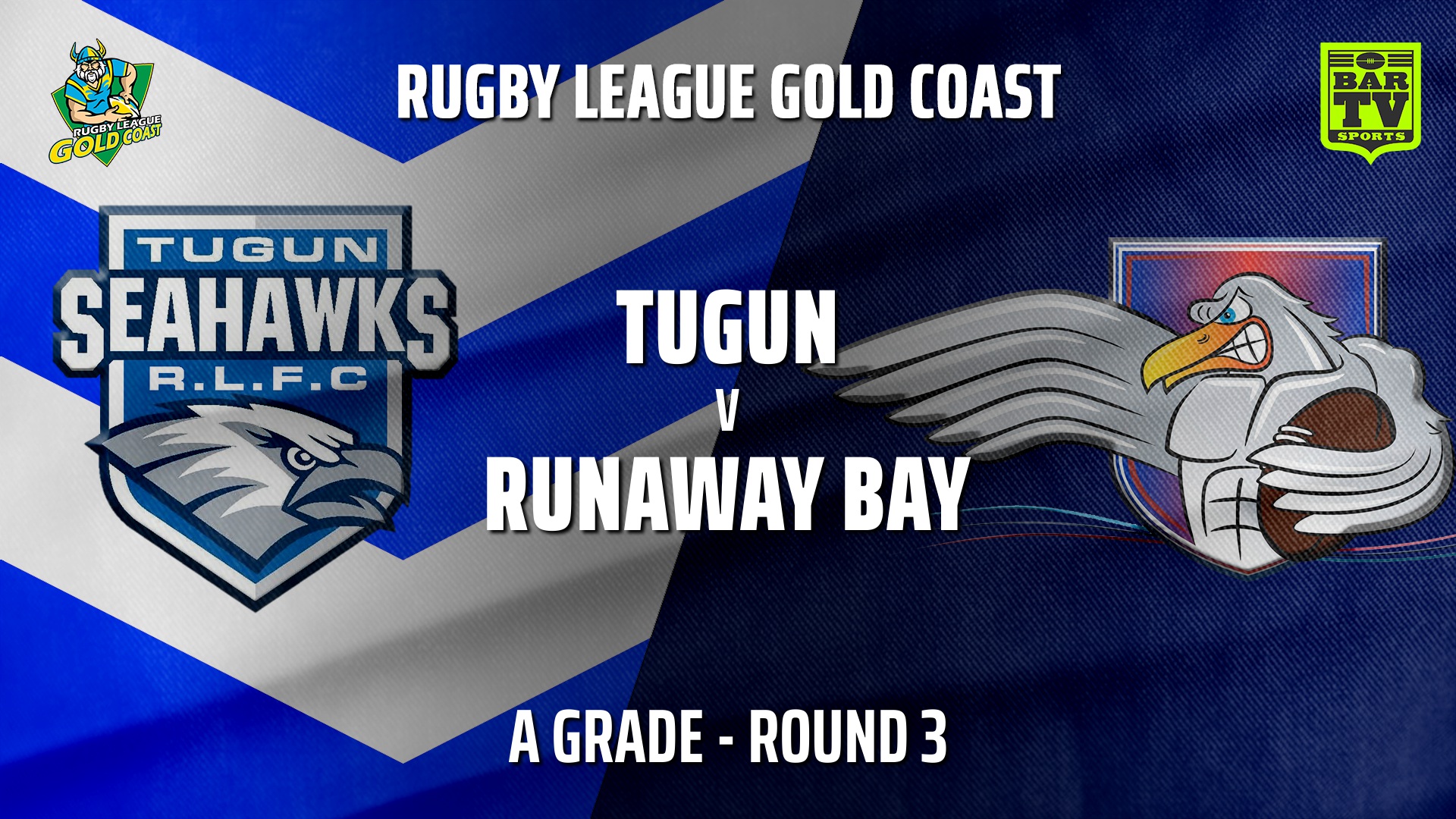 210522-RLGC Round 3 - A Grade - Tugun Seahawks v Runaway Bay Slate Image