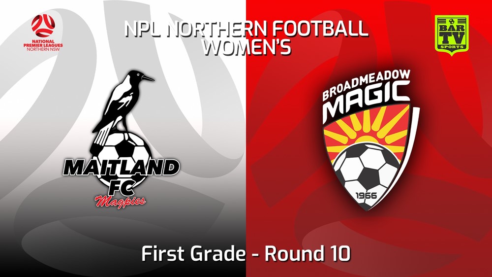 220529-NNSW NPLW Round 10 - Maitland FC W v Broadmeadow Magic FC W Slate Image