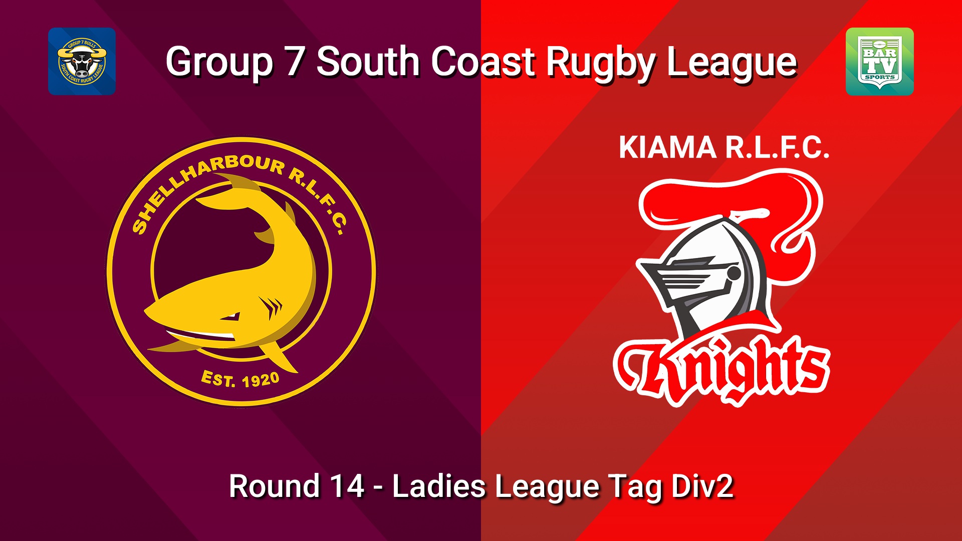 260802-video-South Coast Round 14 - Ladies League Tag Div2 - Shellharbour Sharks v Kiama Knights Slate Image