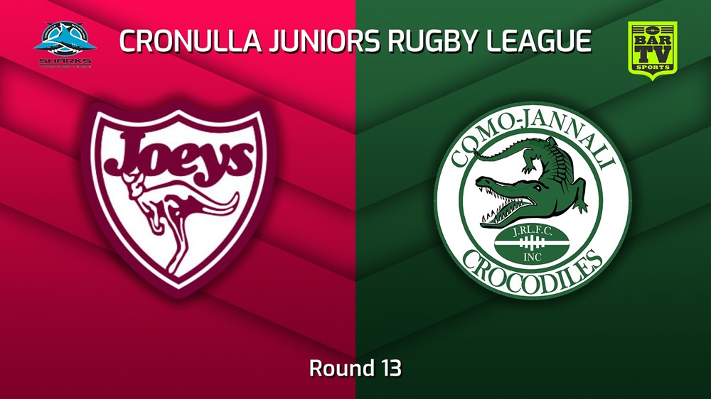 MINI GAME: Cronulla Juniors - U15 Blues Tag Round 13 - St Josephs v Como Jannali Crocodiles Slate Image