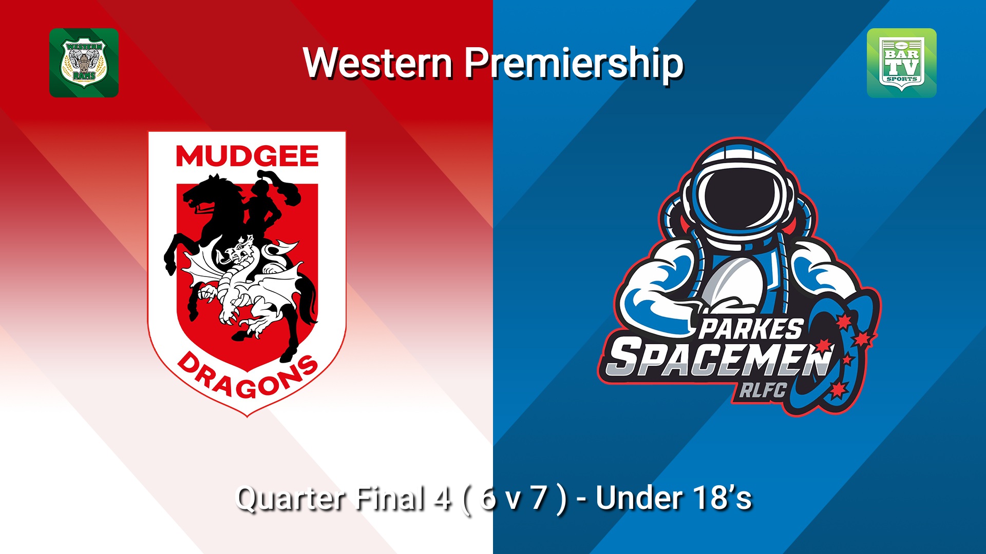 260815-video-Western Premiership Quarter Final 4 ( 6 v 7 ) - Under 18’s - Mudgee Dragons v Parkes Spacemen Slate Image