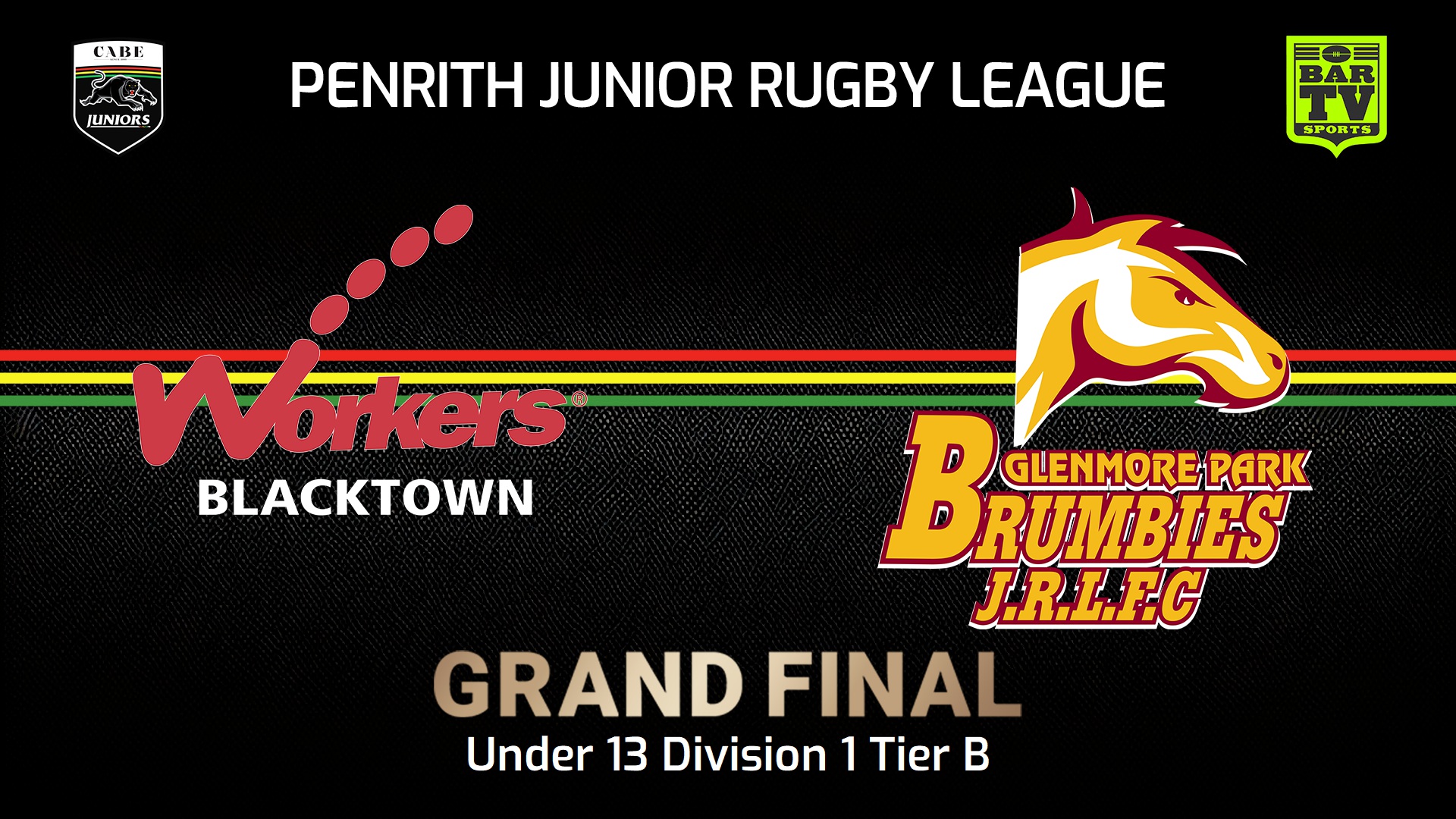 240907-video-Penrith & District Junior Rugby League Grand Final - U13 Div 1B - Blacktown Workers v Glenmore Park Brumbies Slate Image