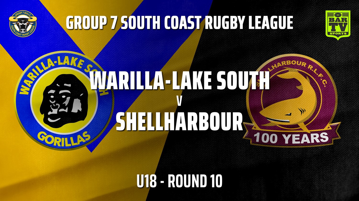 210620-South Coast Round 10 - U18 - Warilla-Lake South v Shellharbour Sharks Slate Image