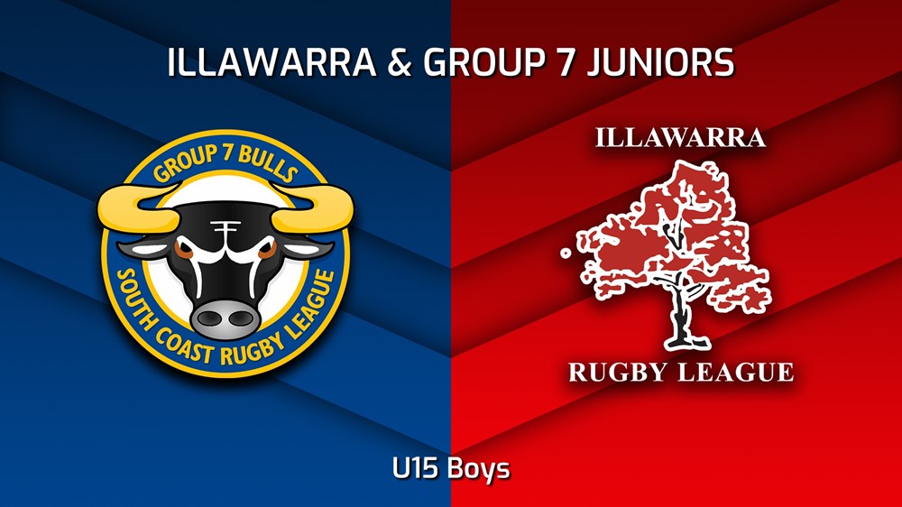 230916-Illawarra and Group 7 Merged Juniors U15 Div1 - Group 7 Bulls v Illawarra Minigame Slate Image