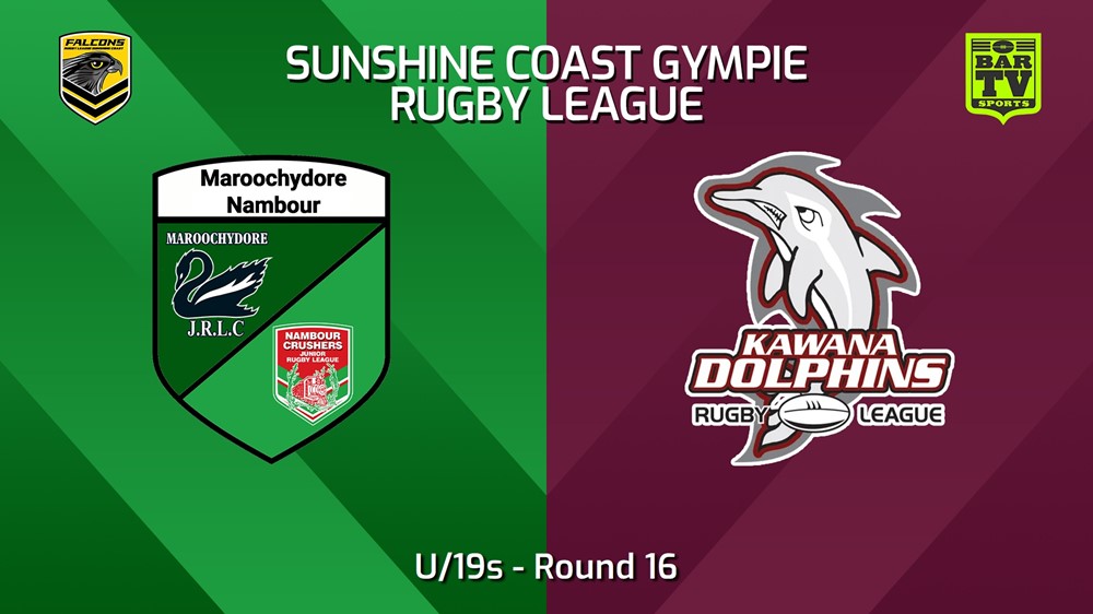 240803-video-Sunshine Coast RL Round 16 - U/19s - Maroochydore/Nambour v Kawana Dolphins Slate Image