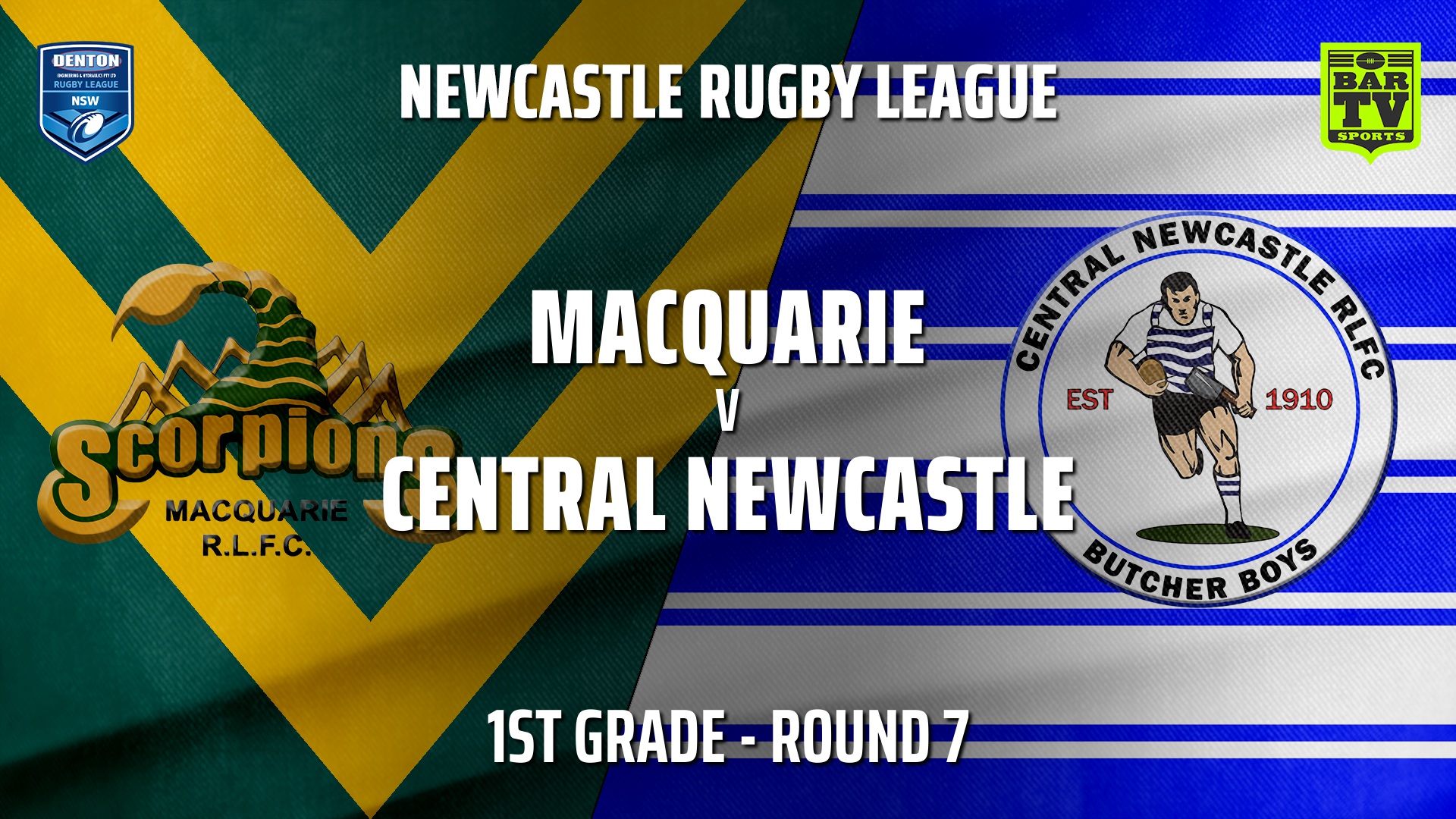Newcastle Rugby League Round 7 1st Grade Macquarie Scorpions v Central Newcastle live video