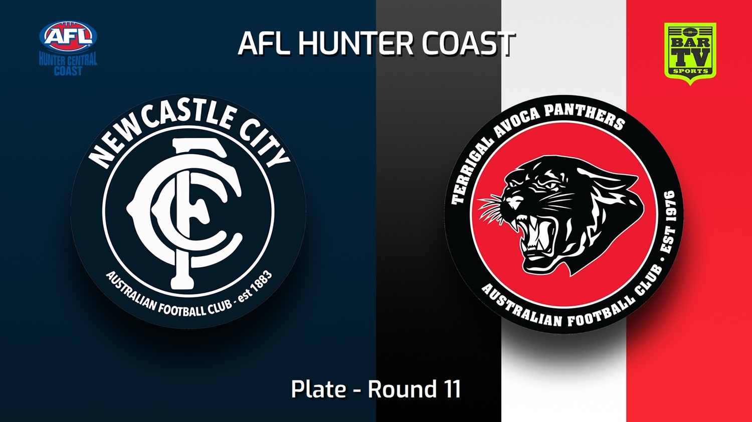 230708-AFL Hunter Central Coast Round 11 - Plate - Newcastle City  v Terrigal Avoca Panthers Minigame Slate Image
