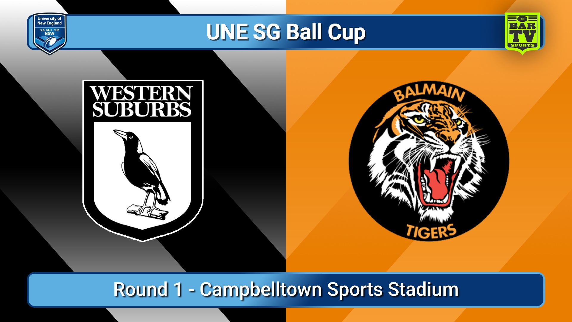 250201-video-UNE SG Ball Cup Round 1 - Western Suburbs Magpies v Balmain Tigers Slate Image