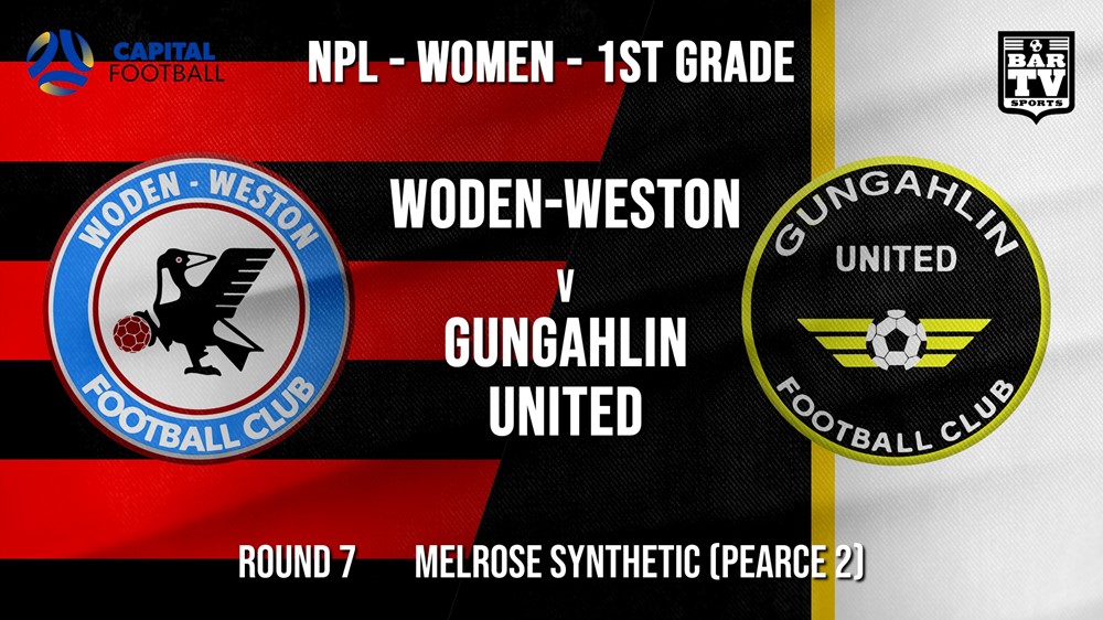 NPLW - Capital Round 7 - Woden-Weston FC (women) v Gungahlin United FC (women) Slate Image