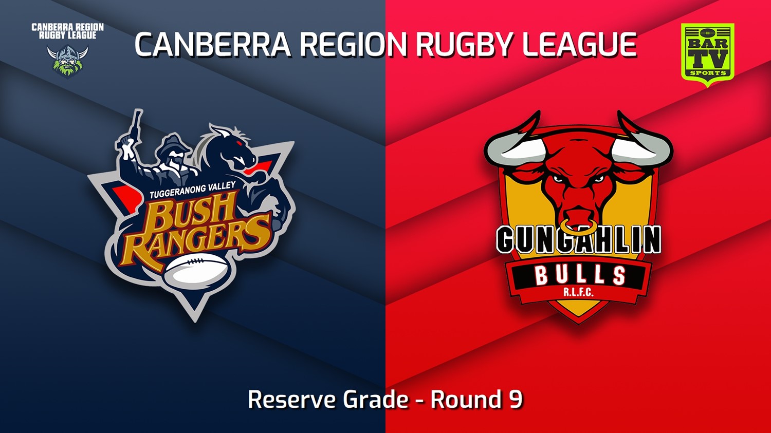 MINI GAME: Canberra Round 9 - Reserve Grade - Tuggeranong Bushrangers v Gungahlin Bulls Slate Image