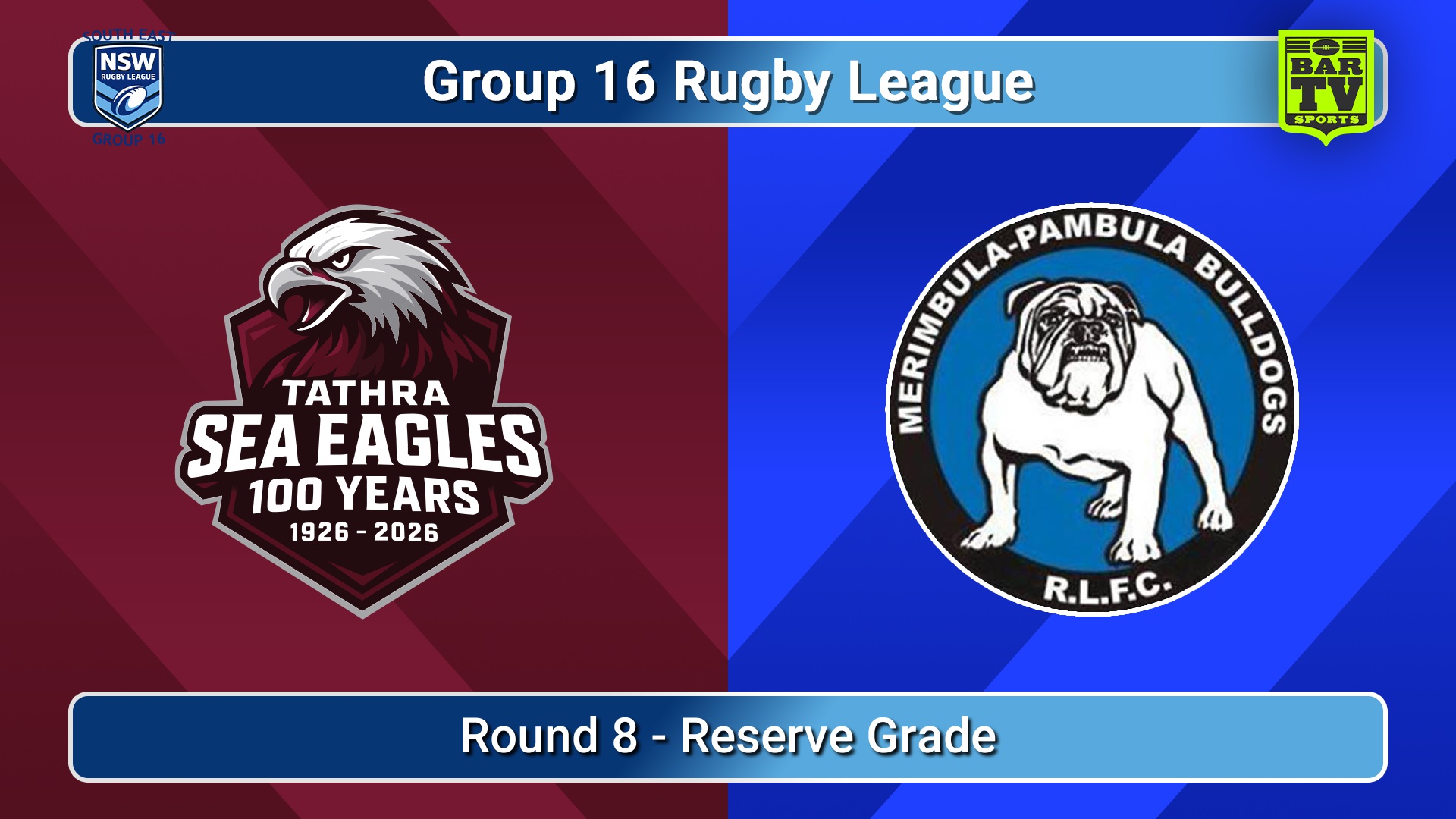 260620-video-Group 16 Rugby League  Round 8 - Reserve Grade - Tathra Sea Eagles v Merimbula-Pambula Bulldogs Slate Image