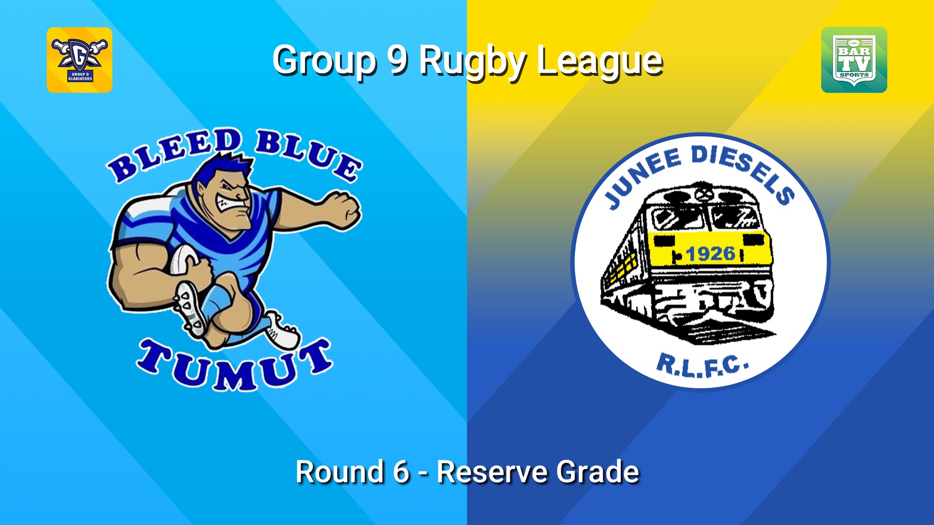 260531-video-Group 9 RL Round 6 - Reserve Grade - Tumut Blues v Junee Diesels Slate Image