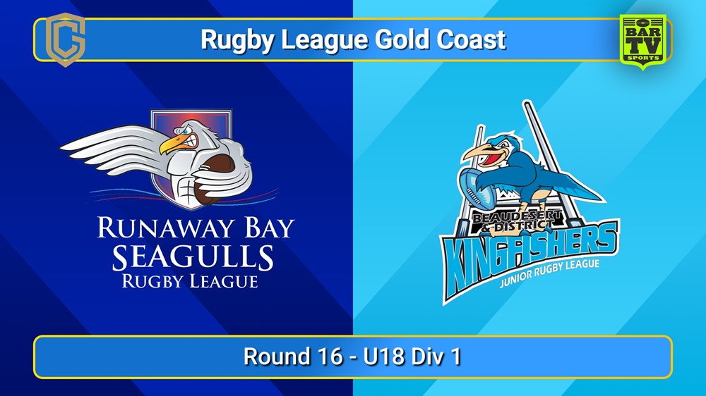 250817-video-Gold Coast Round 16 - U18 Div 1 - Runaway Bay Seagulls v Beaudesert Kingfishers Slate Image