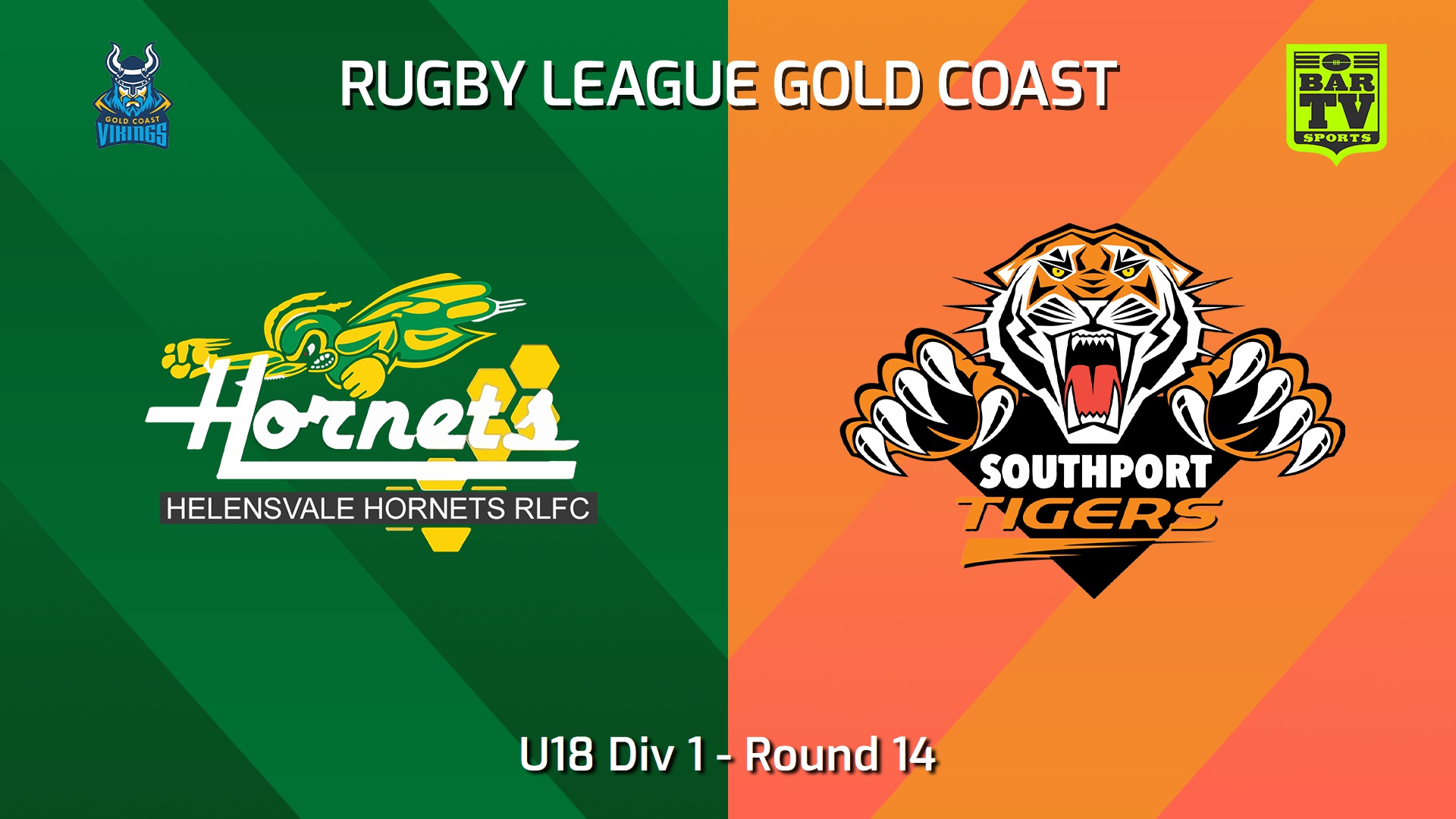 240810-video-Gold Coast Round 14 - U18 Div 1 - Helensvale Hornets v Southport Tigers Slate Image