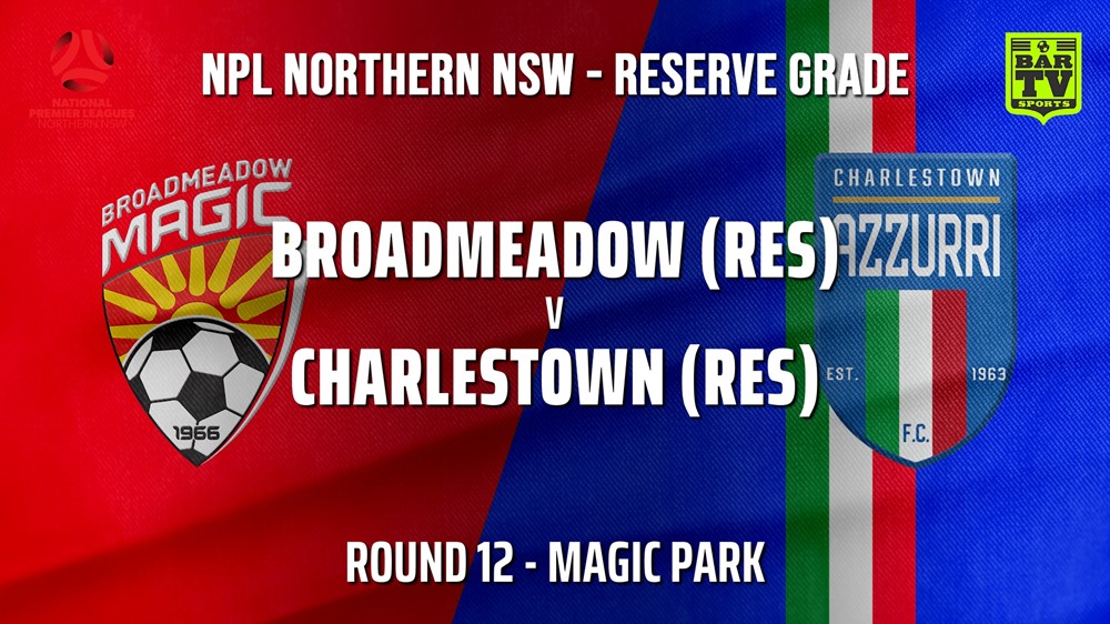 210627-NNSW NPL Res Round 12 - Broadmeadow Magic v Charlestown Azzurri FC Slate Image