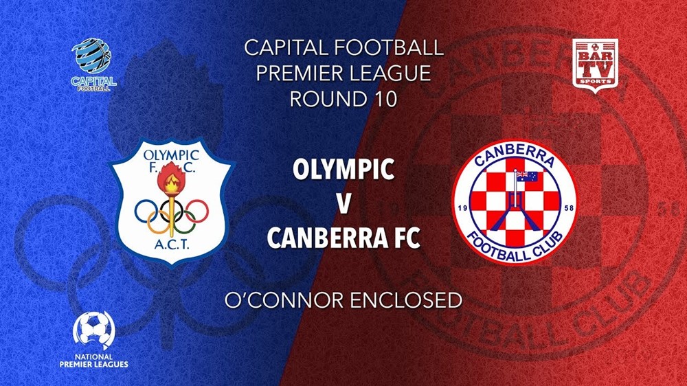 NPL Youth - Capital Round 10 (Replay) - Canberra Olympic SC U20 v Canberra FC U20 Slate Image