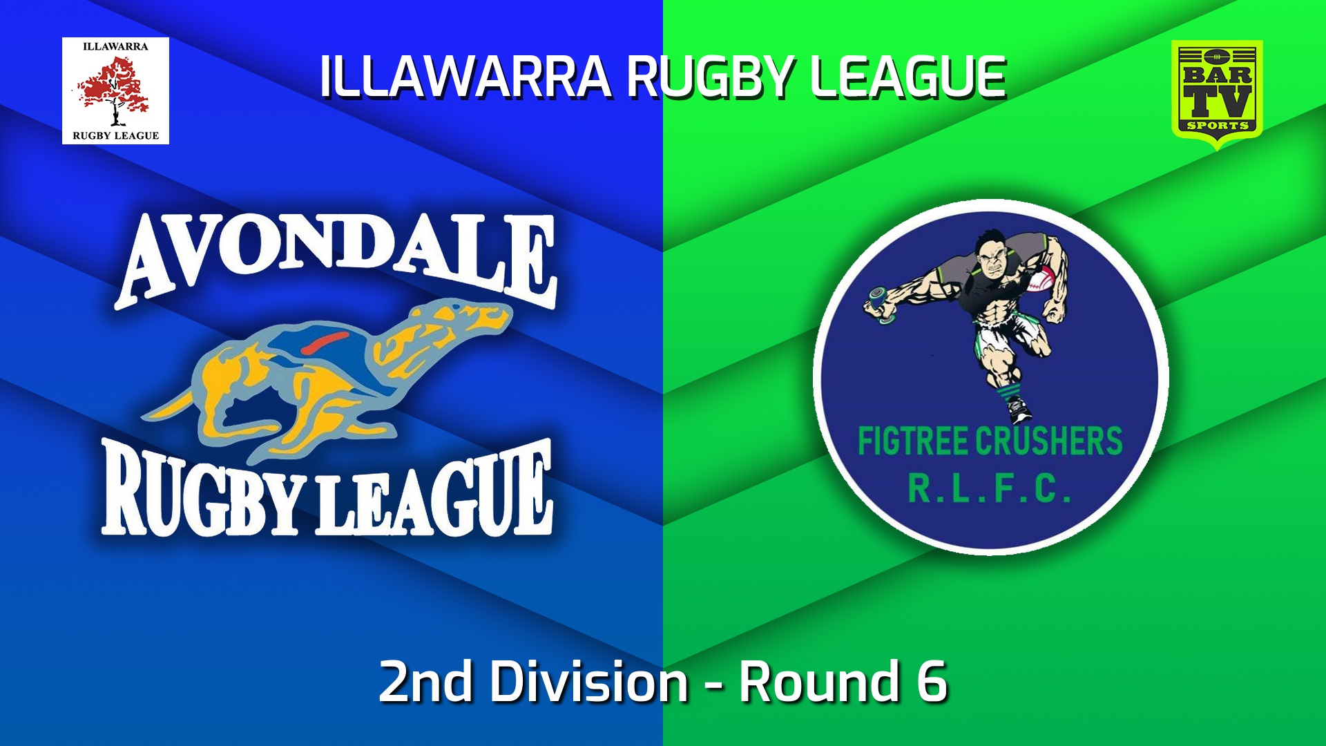 220605-Illawarra Round 6 - 2nd Division - Avondale Greyhounds v Figtree Crushers Slate Image