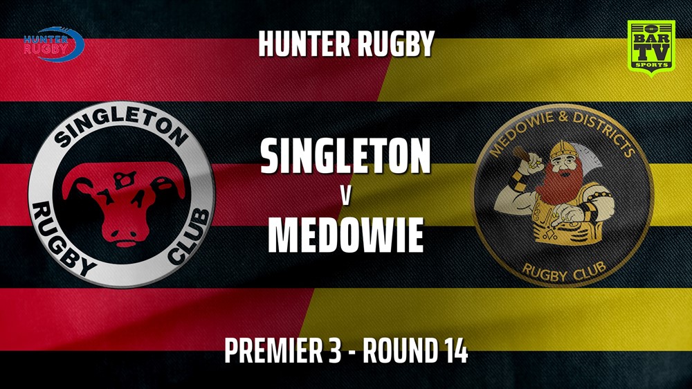 210721-Hunter Rugby Round 14 - Premier 3 - Singleton Bulls v Medowie Marauders Minigame Slate Image