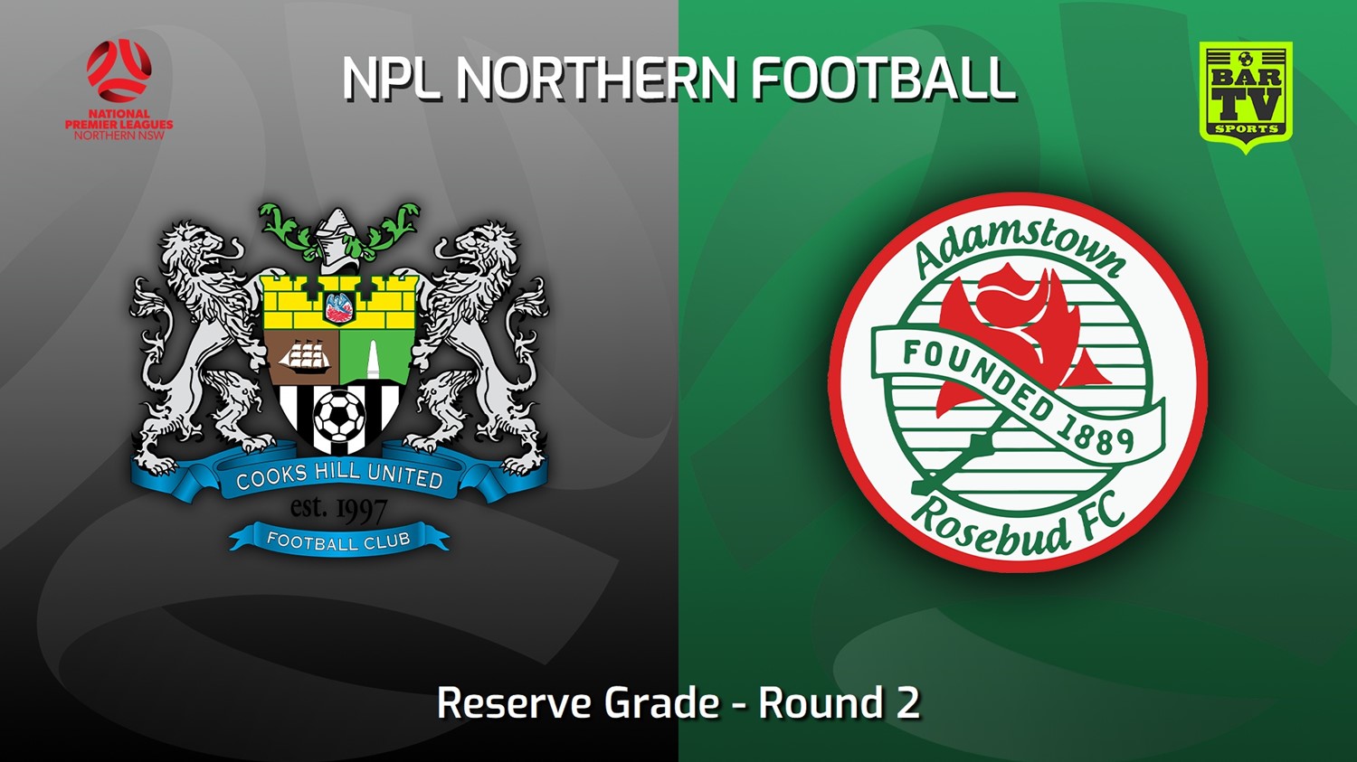 230311-NNSW NPLM Res Round 2 - Cooks Hill United FC (Res) v Adamstown Rosebud FC Res Minigame Slate Image