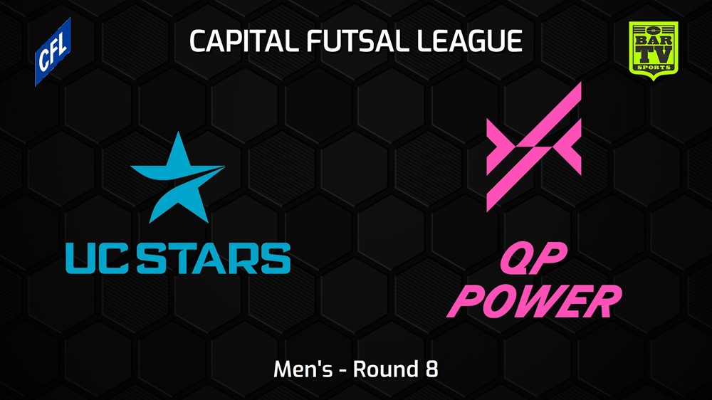231210-Capital Football Futsal Round 8 - Men's - UC Stars FC v Queanbeyan-Palerang Power Slate Image