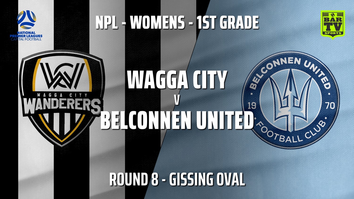 210530-NPLW - Capital Round 8 - Wagga City Wanderers FC (women) v Belconnen United (women) Slate Image