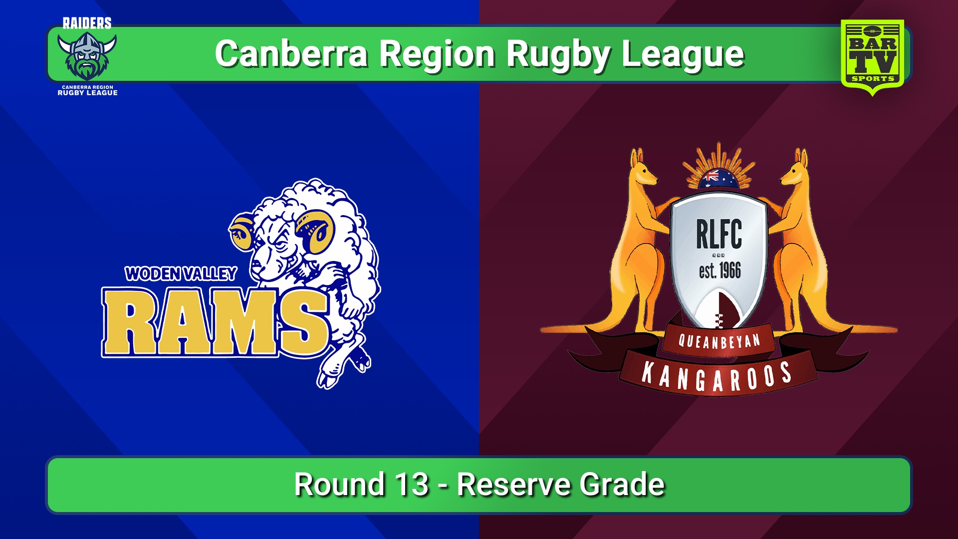 250712-video-Canberra Round 13 - Reserve Grade - Woden Valley Rams v Queanbeyan Kangaroos Slate Image