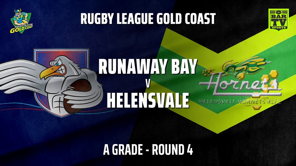 210530-RLGC Round 4 - A Grade - Runaway Bay v Helensvale Hornets Slate Image