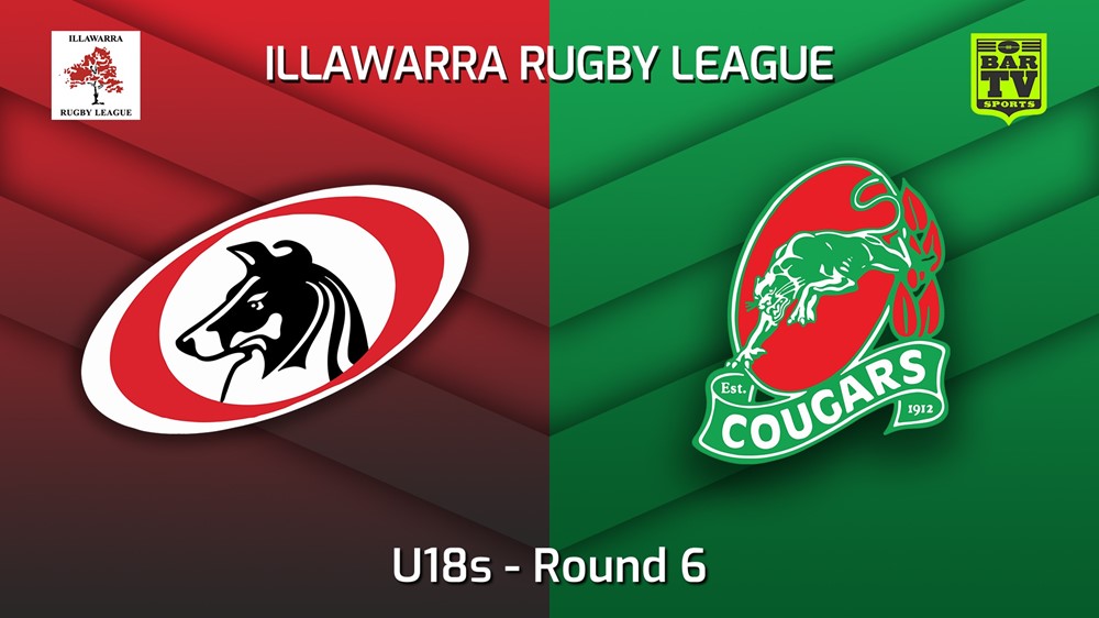 MINI GAME: Illawarra Round 6  - U18s - Collegians v Corrimal Cougars Slate Image