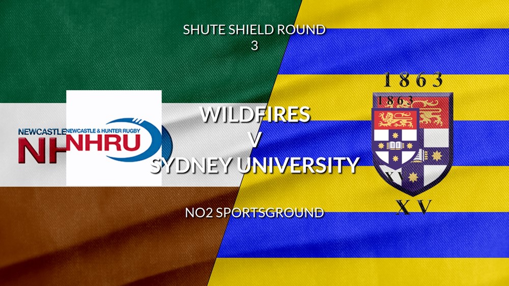 Shute Shield - Colts - Round 3 - NHRU Wildfires v Sydney University Slate Image