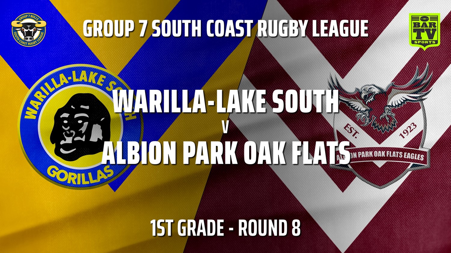 210606-Group 7 RL Round 8 - 1st Grade - Warilla-Lake South v Albion Park Oak Flats Minigame Slate Image