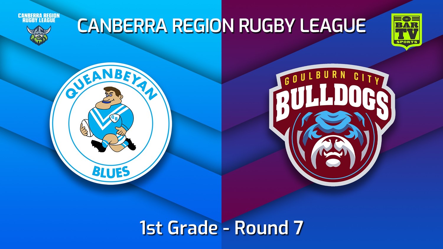 MINI GAME: Canberra Round 7 - 1st Grade - Queanbeyan Blues v Goulburn City Bulldogs Slate Image