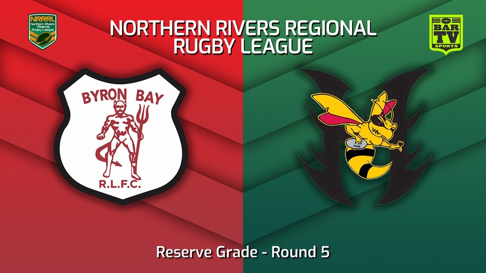 MINI GAME: Northern Rivers Round 5 - Reserve Grade - Byron Bay Red Devils v Cudgen Hornets Slate Image