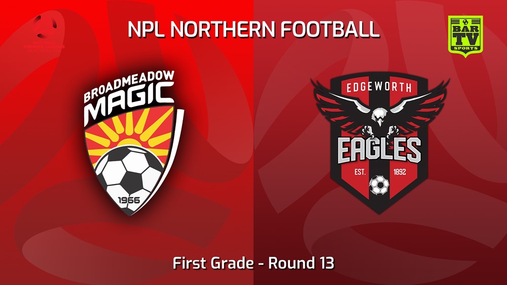 230528-NNSW NPLM Round 13 - Broadmeadow Magic v Edgeworth Eagles FC Slate Image