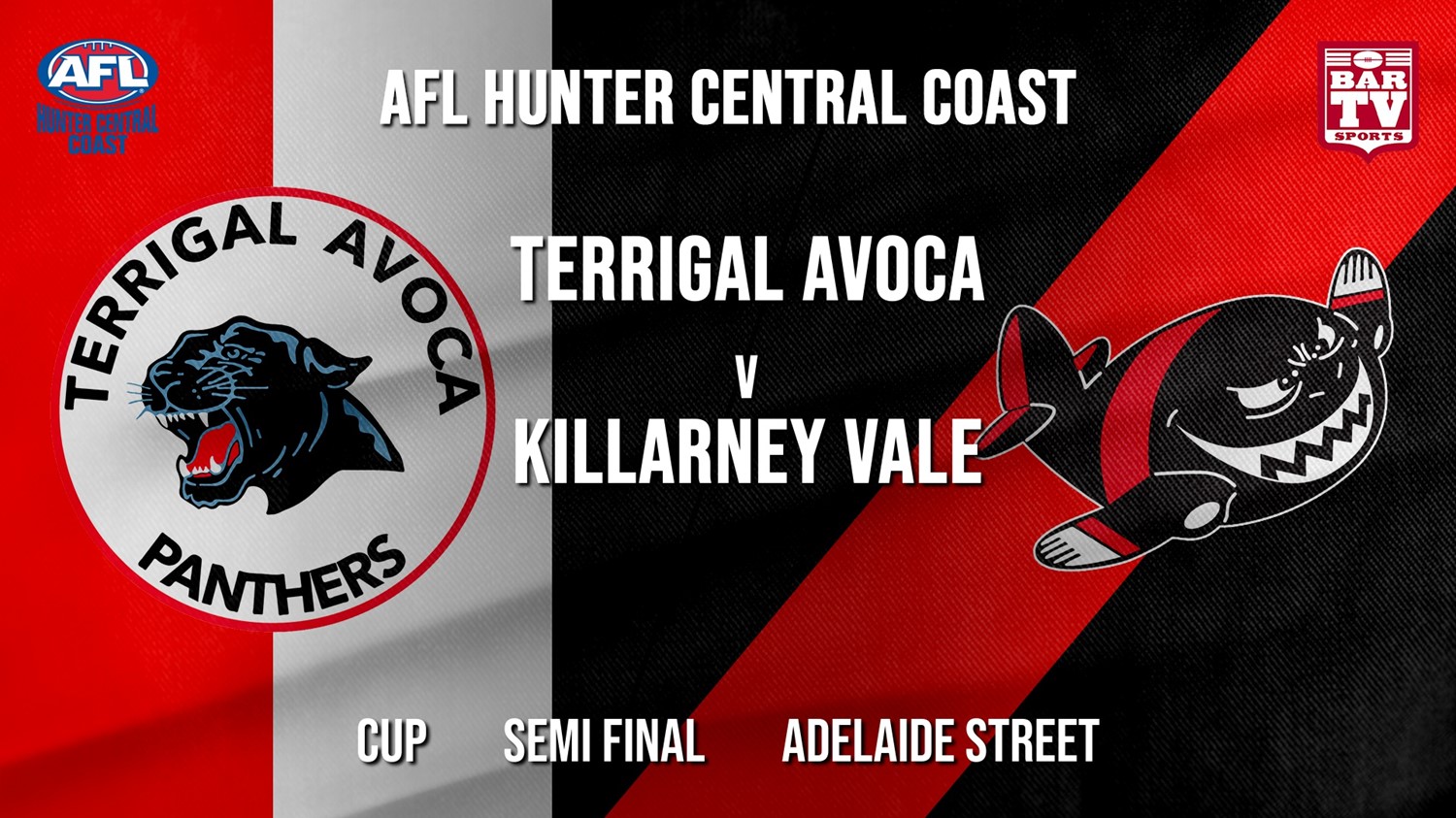 AFL HCC Semi Final - Cup - Terrigal Avoca Panthers v Killarney Vale Bombers Minigame Slate Image