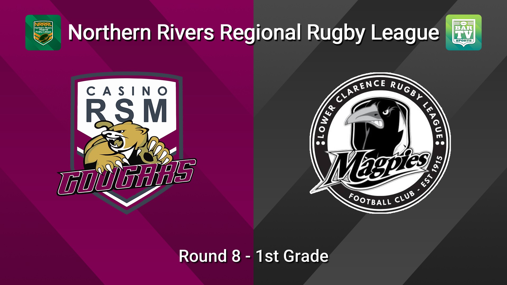 260614-video-Northern Rivers Round 8 - 1st Grade - Casino RSM Cougars v Lower Clarence Magpies Slate Image