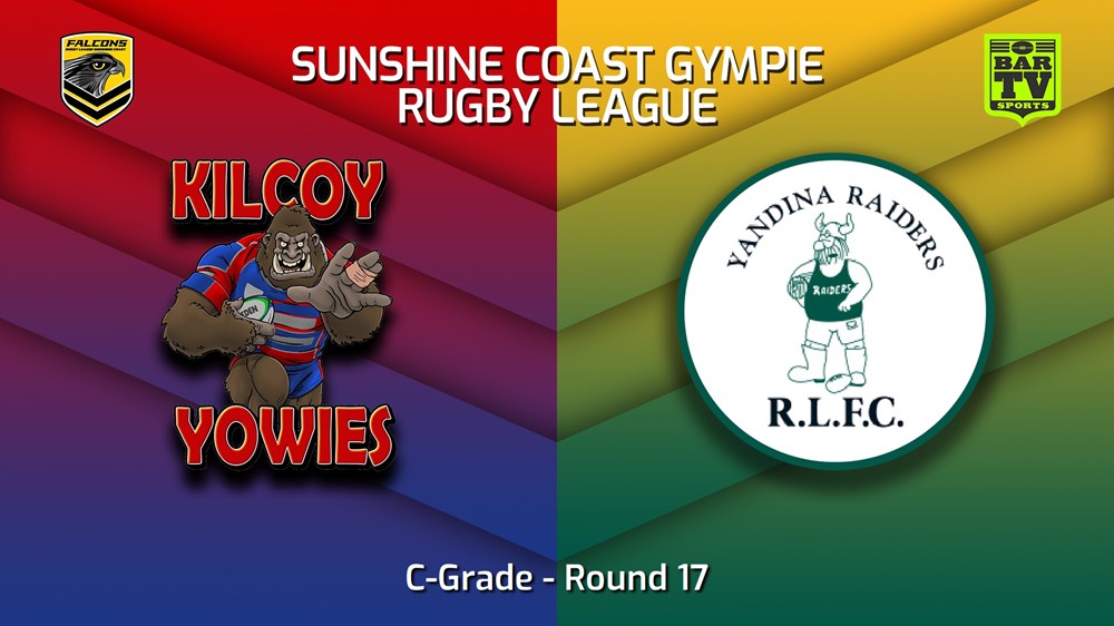 230812-Sunshine Coast RL Round 17 - C-Grade - Kilcoy Yowies v Yandina Raiders Minigame Slate Image