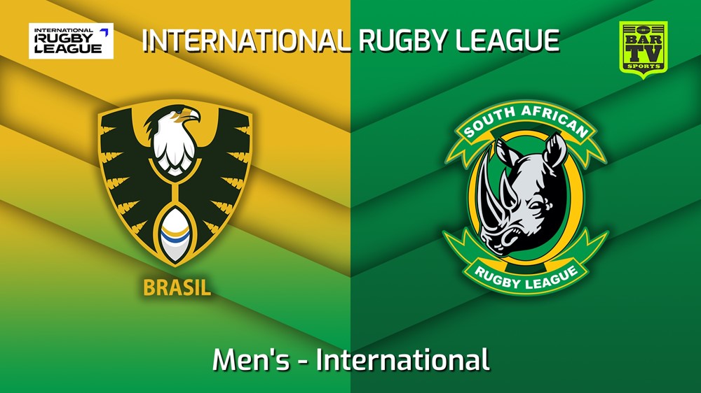 220605-International RL International - Men's - Brazil v South Africa Minigame Slate Image